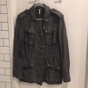 Free People Military Jacket